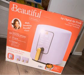 Beautiful 3 Qt Air Fryer with TurboCrisp Technology, EverGood Ceramic Nonstick Coating, Lavender by Drew Barrymore