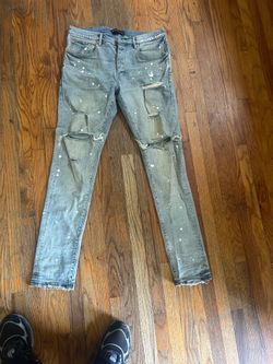 Purple jeans
