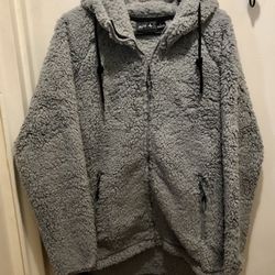 Pulse Women's Large Hi-Pile Fleece Jacket Hooded