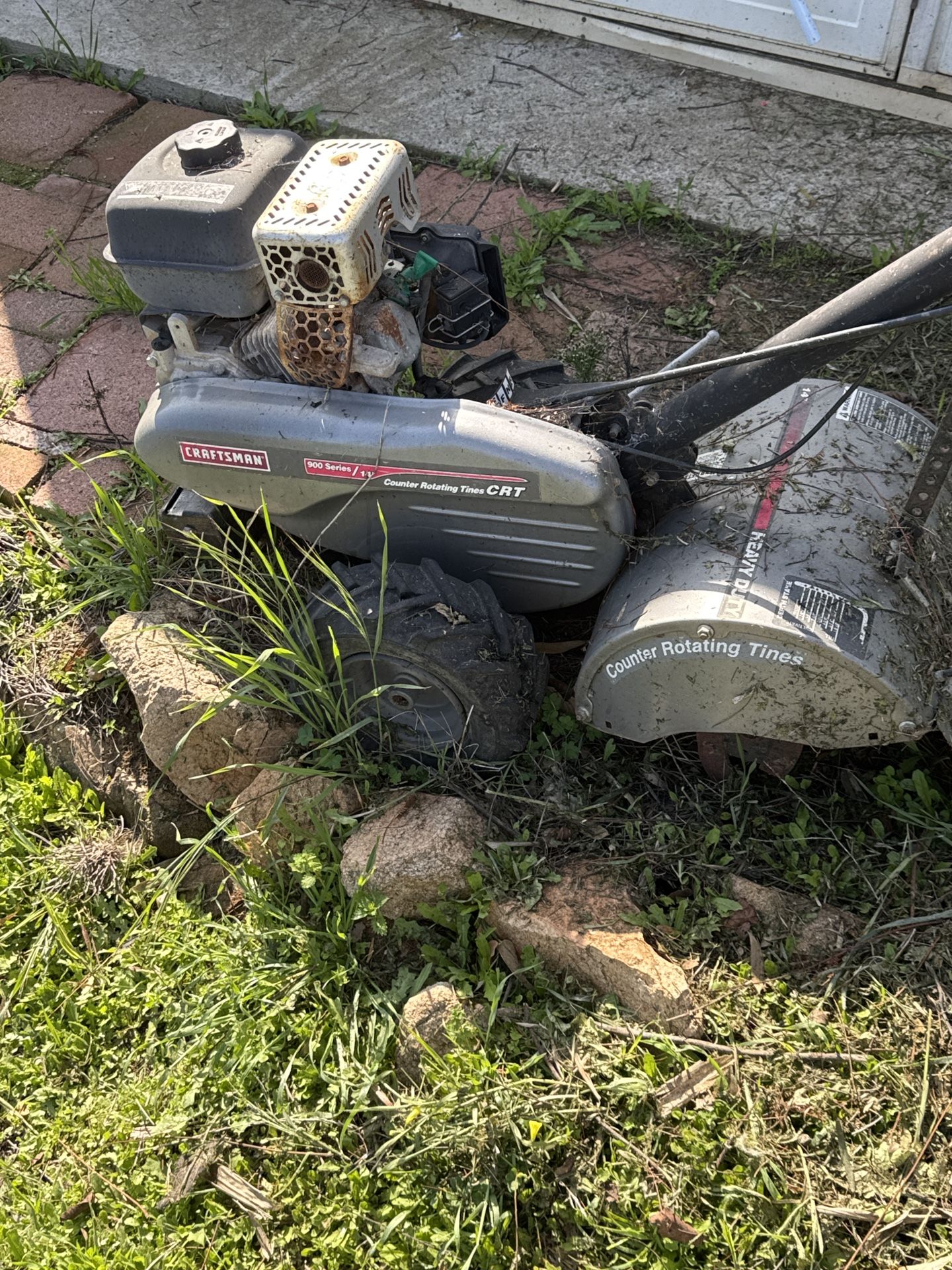 Craftsman 900 Series 14” Counter Rotating Tines (CRT) tiller