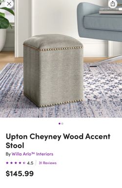 Set Of Two Accent Stools.