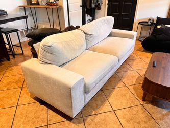 Beige Loveseat Sofa