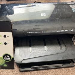 HP Officejet 7000 Wide Format Color Inkjet Printer Photo With 2 Extra Black Ink