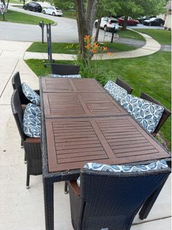 Patio furniture-6 seats