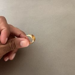 18k Gold Ring - Custom Cat Eye Ring (size 6.5)