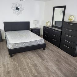 Brand New Bedroom Set with Mattress / Juego de Cuarto con Colchón Nuevo a Estrenar....Fast Delivery 🚚