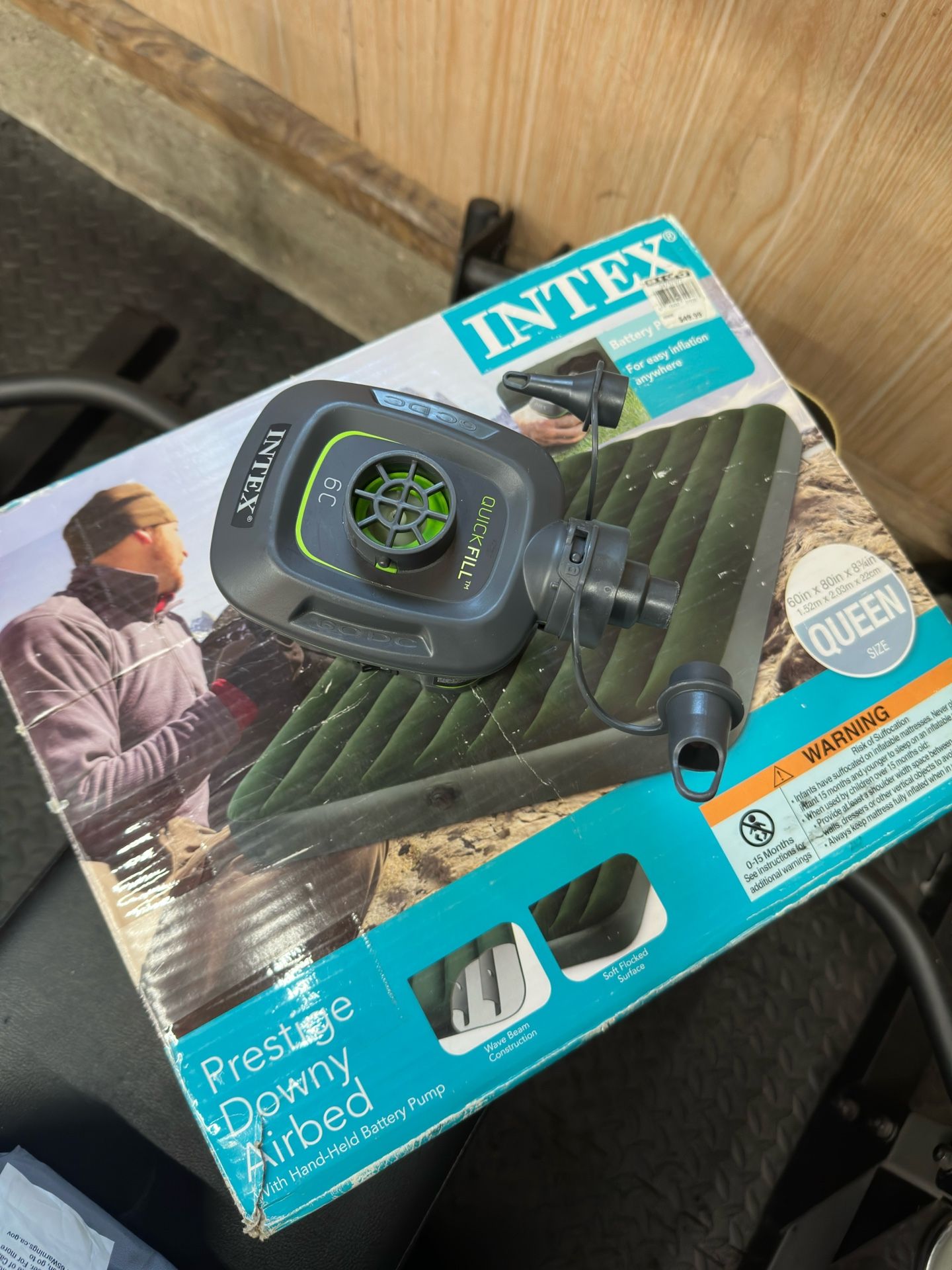 Intex Queen Air Mattress With Pump