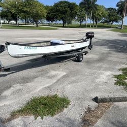 Gheenoe 15’6     With Trailer  And Mercury 15hp 