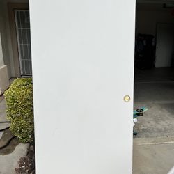 Closet Doors And Metal Racks