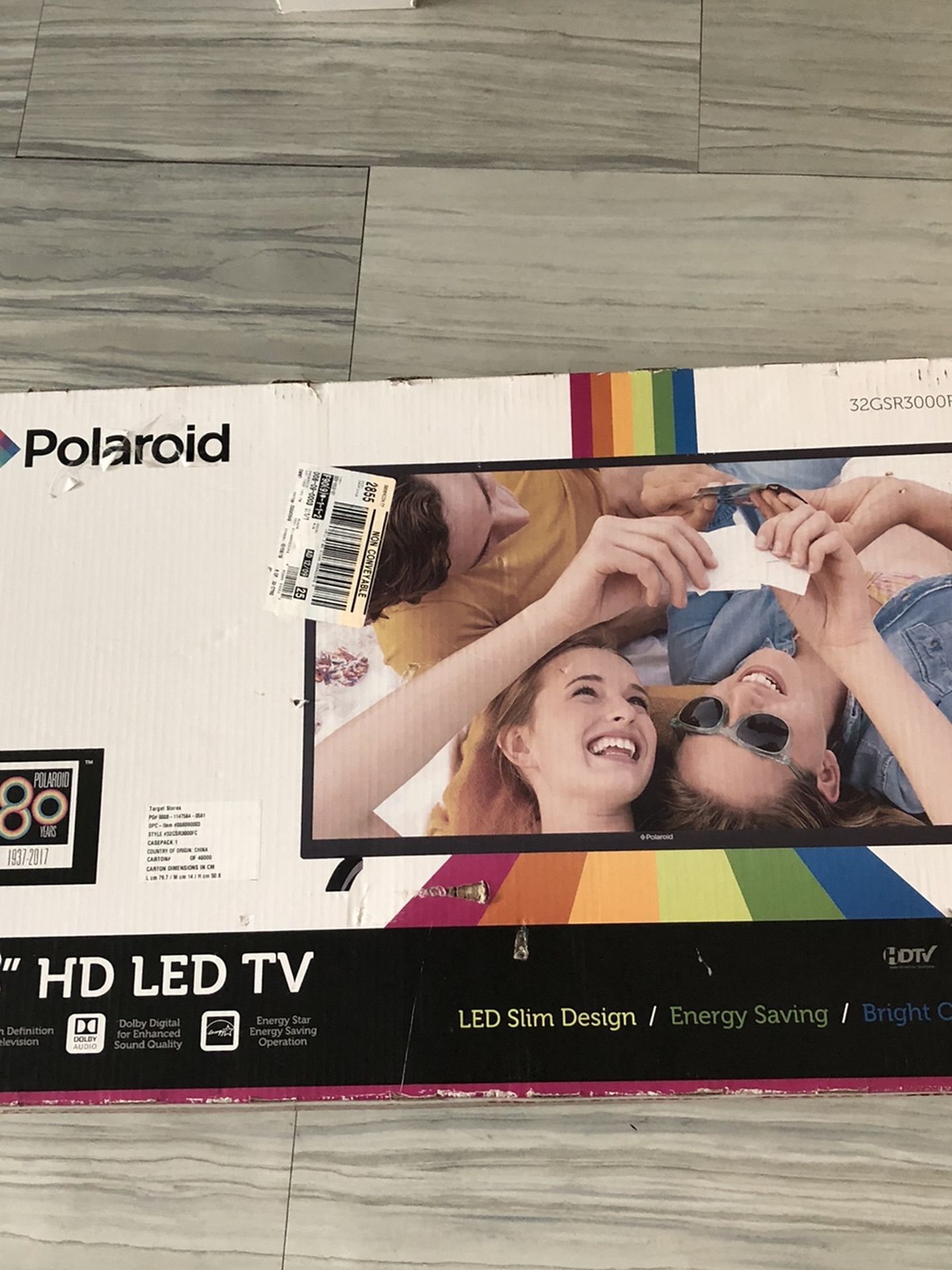 Polaroid brand 32 inch HD LED TV With Dolby Digital sound