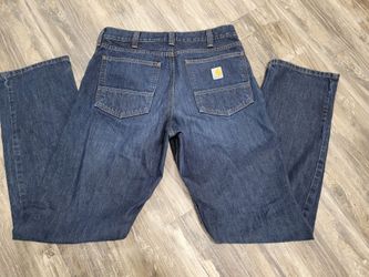Men's Carhartt Denim blueJeans Size 32x34 relaxed