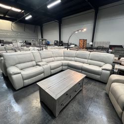 Power Reclining Waterproof Sectional 