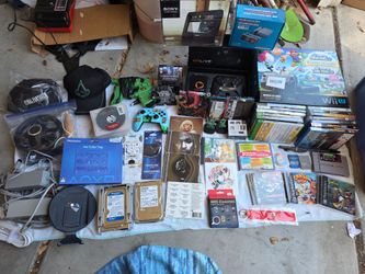 Video Game Electronics Computer Parts Lot Nintendo Playstation More+