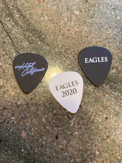 Guitar Picks From Band Members From Eagles Concert 