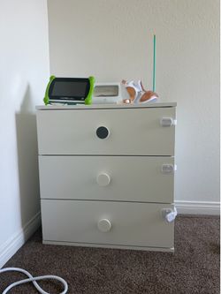 Kids small white dresser