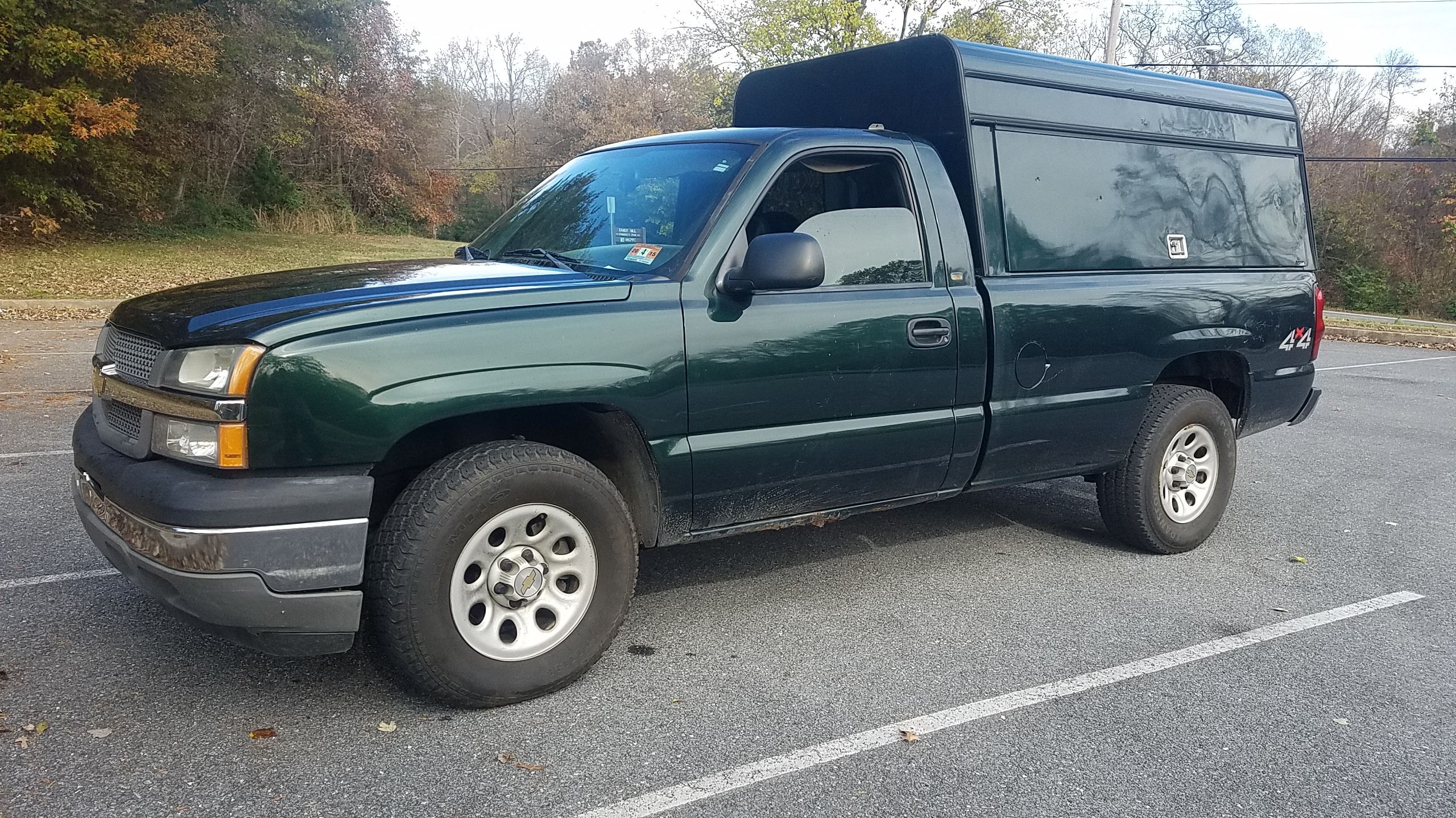 2005 Chevy Silverado 4x4 Great Work Truck 4.8 Liter Automatic Utility Cap Clean Title Good Engine Good Transmission Clean Undercarriage