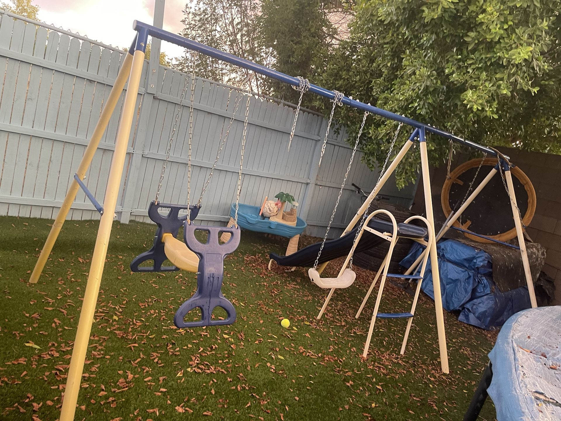 Swing Set With Spare Swings Available