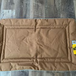 Carhartt Firm Duck Sherpa Top Dog Napper Pad Model PB0541 Pet Bed LARGE 36” 23”