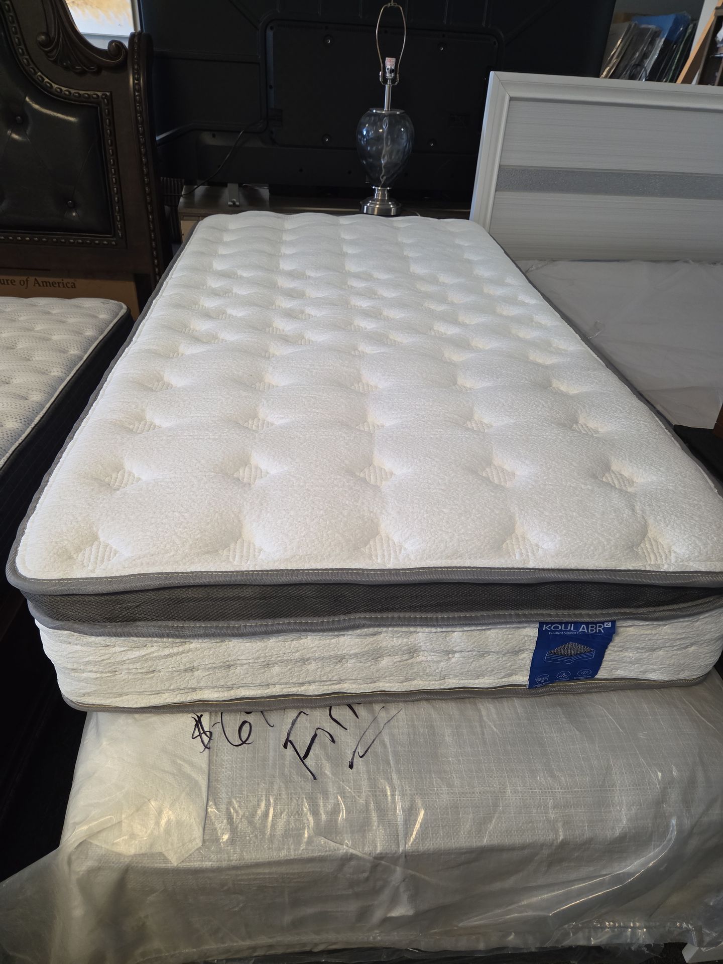 Colchon individual con pillow top