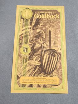 1 Washington D.C. Goldback