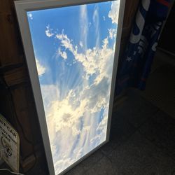 2x4 LED Light Panel With Plug  - Beautiful Sky 