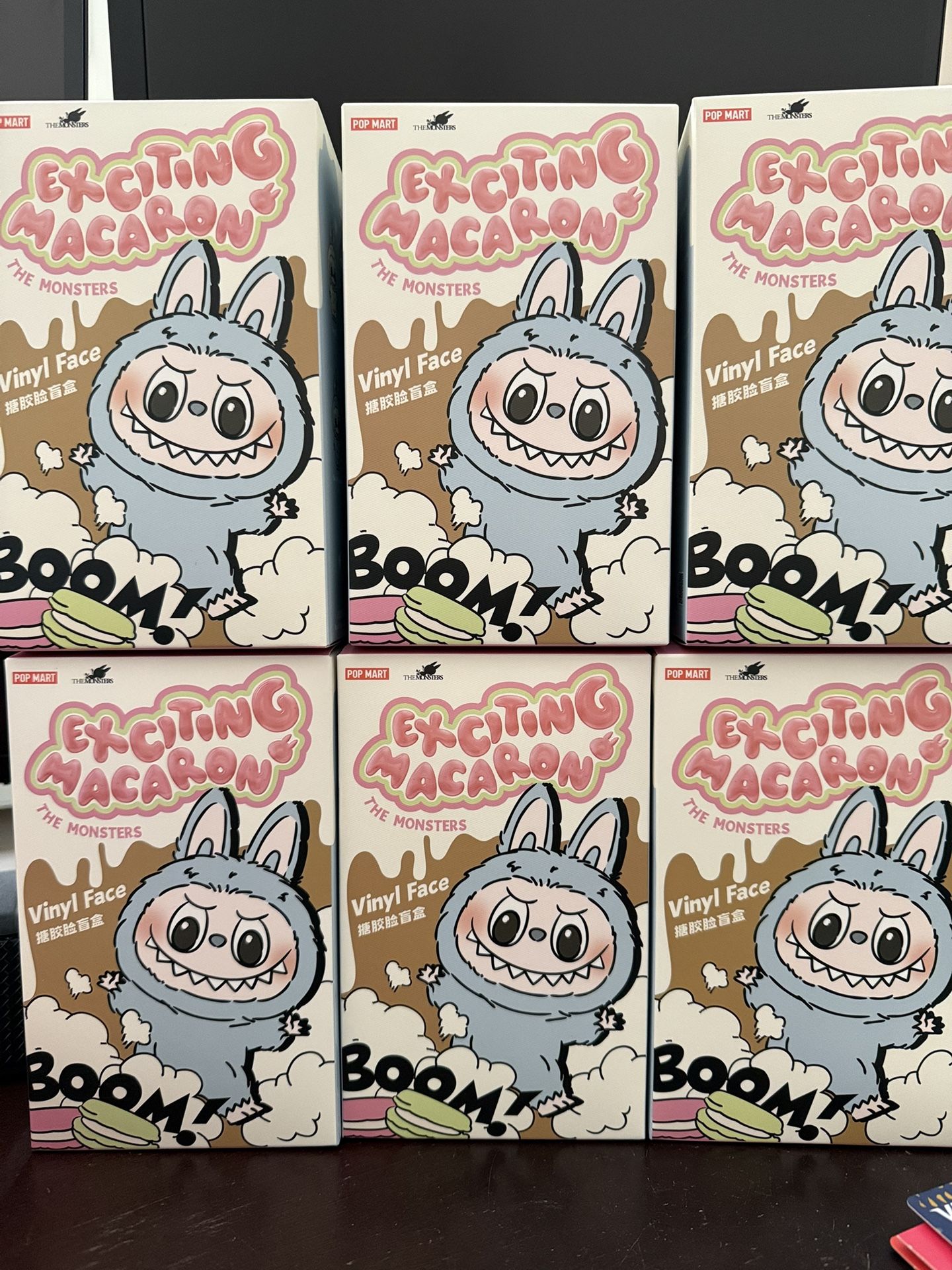 Labubu exciting macaron vinyl face