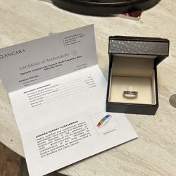 14kt White Gold 1.33 CT Multi Sapphire Ring