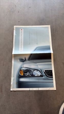 Infinity I-30 car brochure