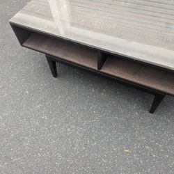 Decorative Table With Glass Top