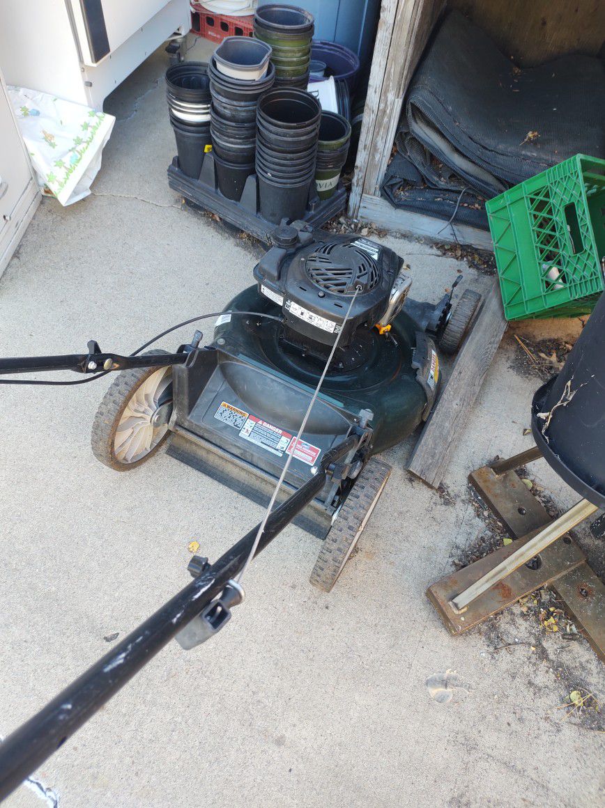 Lawn Mower Works Some Time Fertilizer Spreader