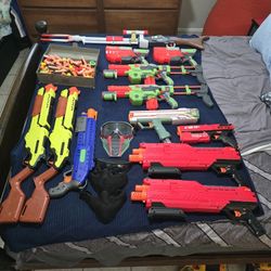 Huge Nerf Gun Collection – Over 25 Blasters + Ammo & Gear