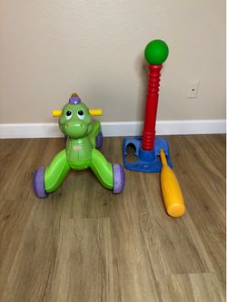 Tball Baseball Set + Dinosaur Ride on Toy