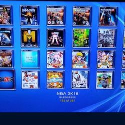 Jailbroken Playstation 3 With 50 Games 