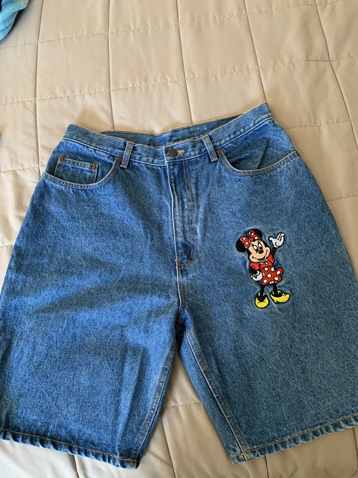 Vintage Mickey Inc Womens Denim Shorts