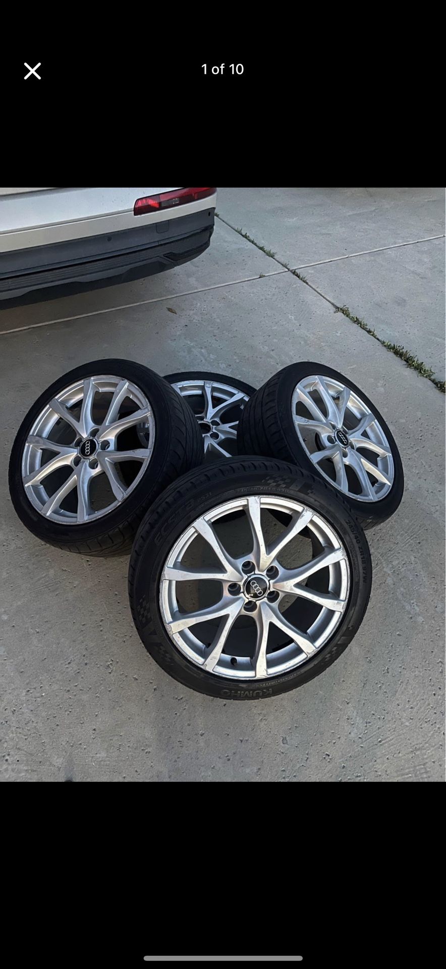18 Audi Wheels OEM*$200 Only Today* (NEEDS TIRES)