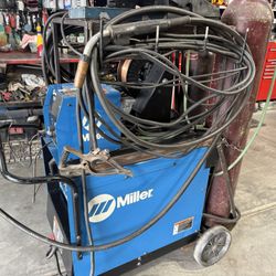 Welder Miller ShopMaster Wire, Feeding, And Meg And For Aluminum