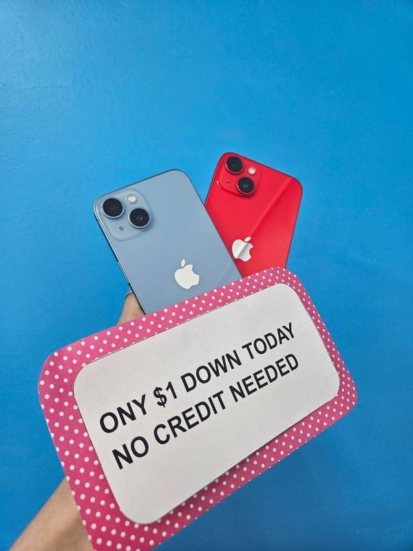 Apple IPhone 14 Unlocked PAYMENTS AVAILABLE With $1 DOWN NO CREDIT NEEDED