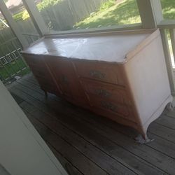 All Wood  Pink Dresser  Free 
