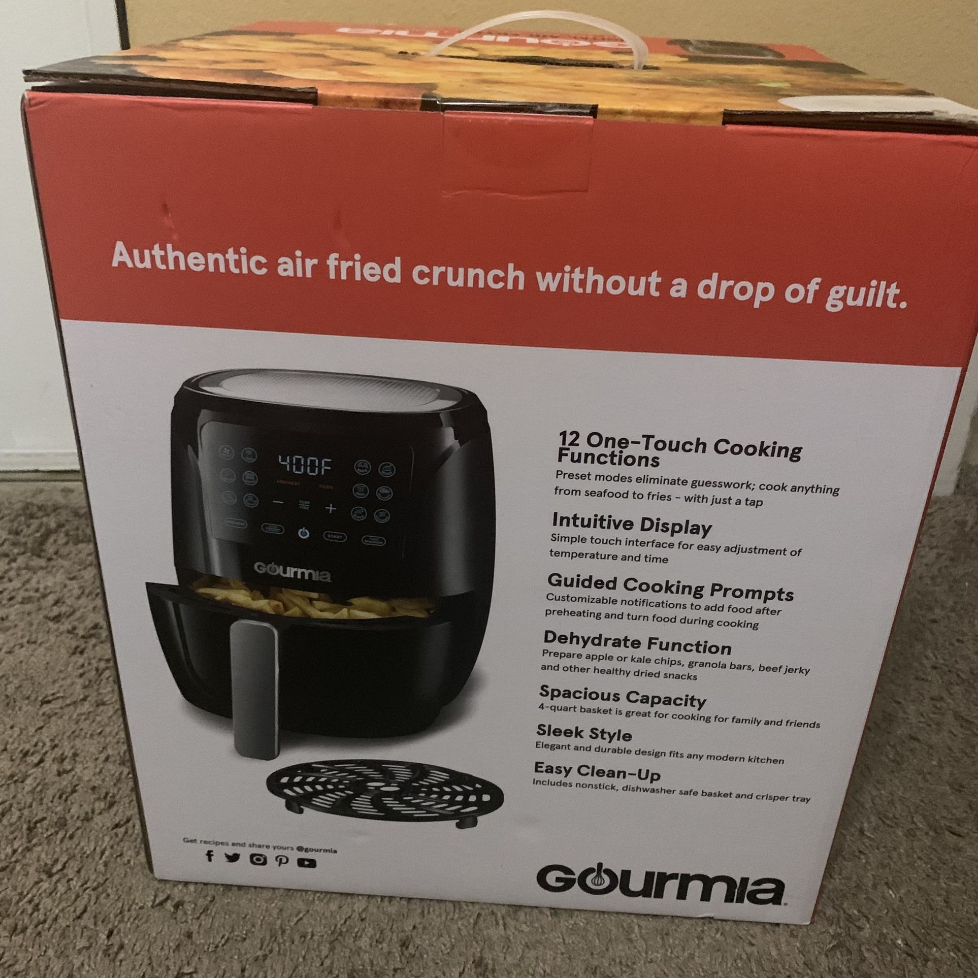 Gourmia 4QT Digital Air Fryer for Sale in Escondido, CA - OfferUp