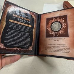 1898 Silver Barber half dollar