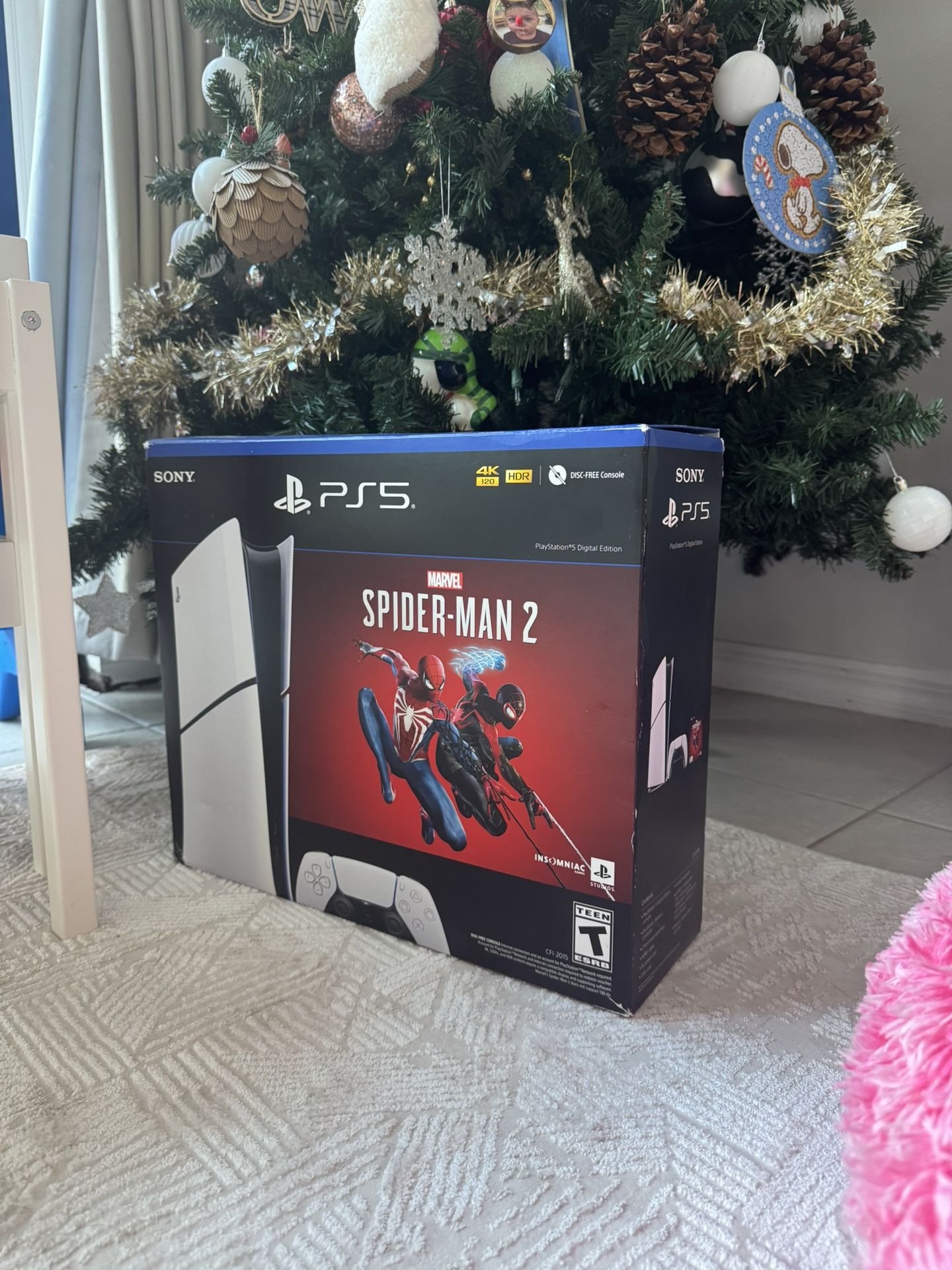 PS5 Slim Digital Spider-Man2 bundle (Just got for Christmas)