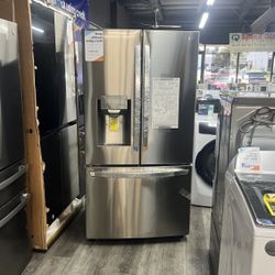 🚨LG Stainless Steel French Door Refrigerator With Ice Maker And Water Dispenser🚨 Full Capacity