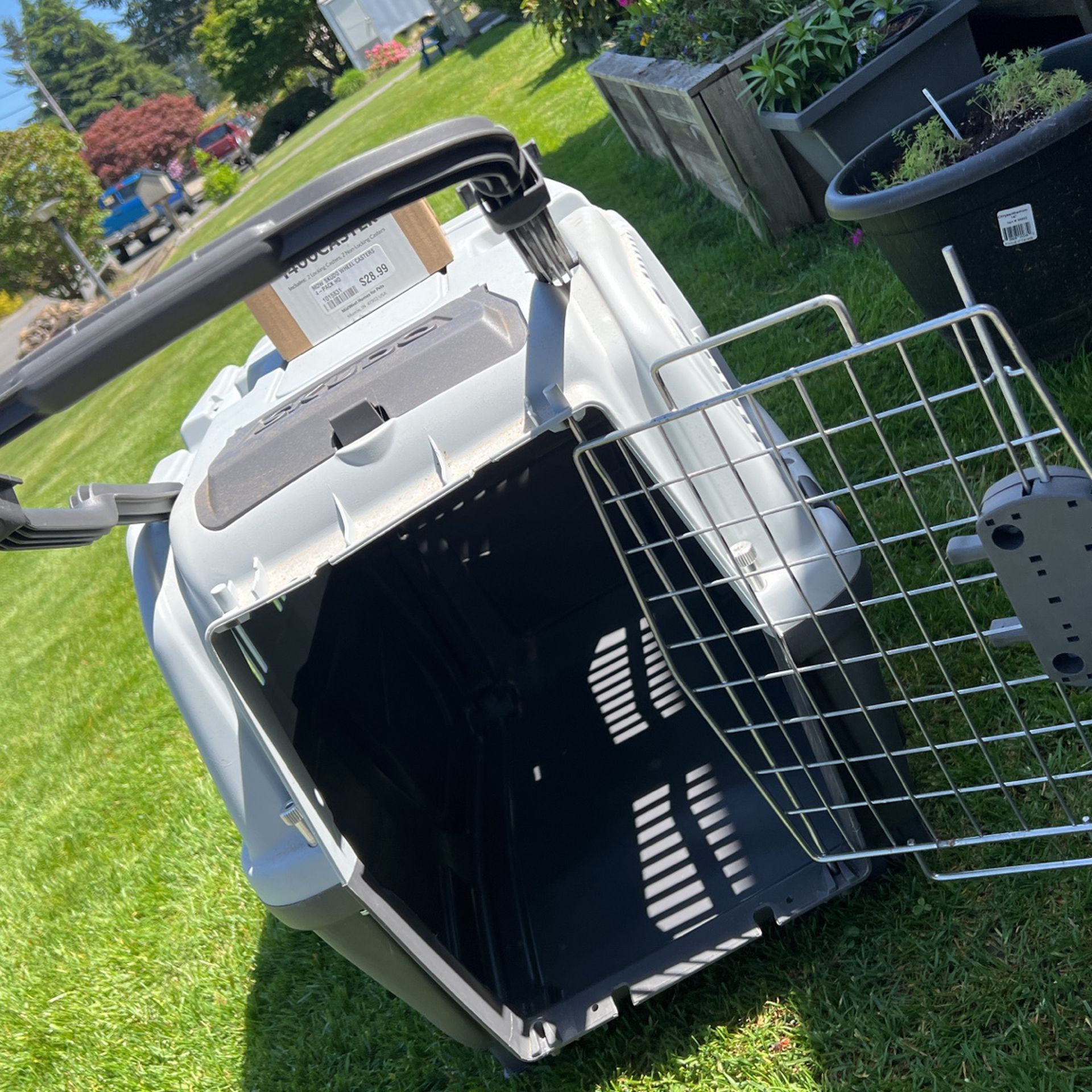 Dog Carrier With Casters