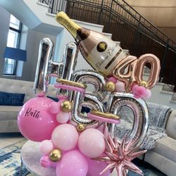 Bouquet Balloons - Happy Birthday - Anniversary 