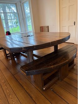 Spool Table and Benches