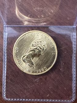 Gold Maple At Spot 1oZ Round Will Move With Spot Not Updated Frequently