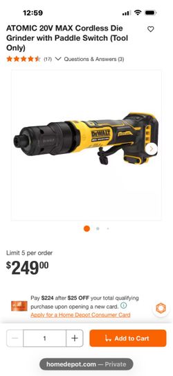 Dewalt Die Grinder 20V