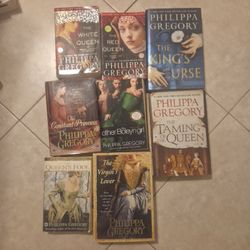 Philippa Gregory Books 1-8 White Queen Red Kings Curse Bolyem Girl Hardcover Soft Lot 