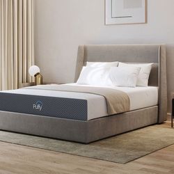 Queen Size Puffy Memory Foam Mattress – 12” Firm | Brand New, Factory Sealed in Plastic | Same Day Delivery Available 🚚