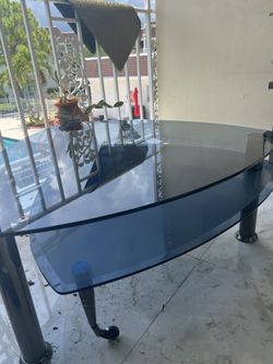 Coffee Table Double Glass